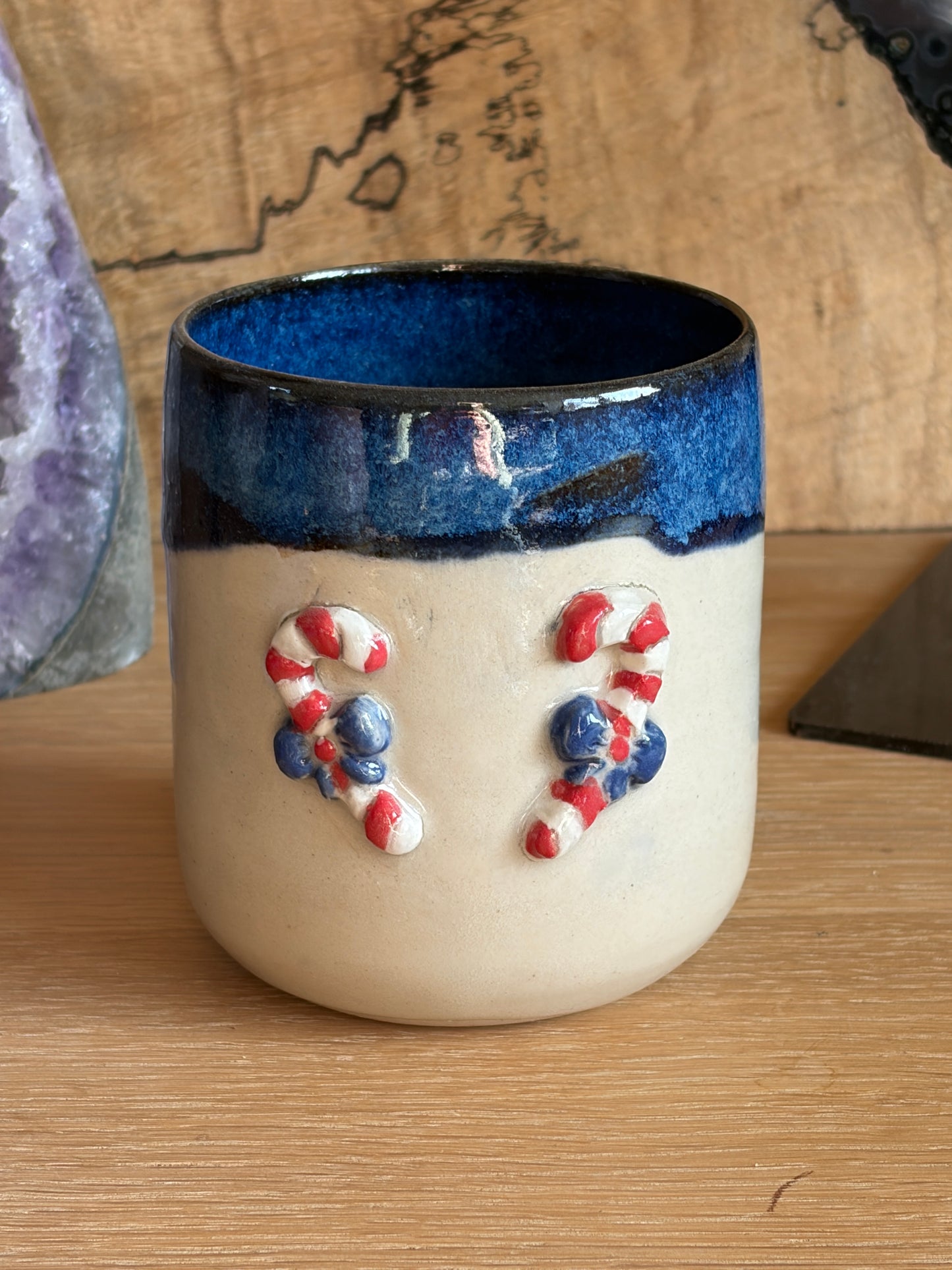 Becher Zuckerstangen